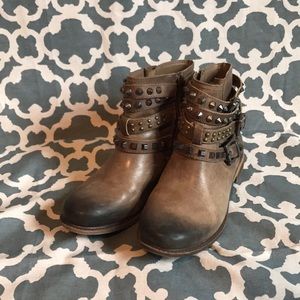Gianni Bini studded biker boots